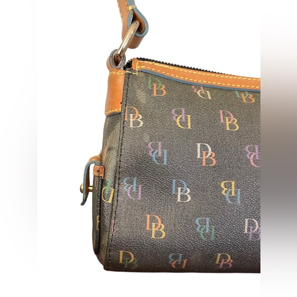 Dooney and Bourke Multicolor Signature Hobo Shoulder Bag - Picture 7 of 16
